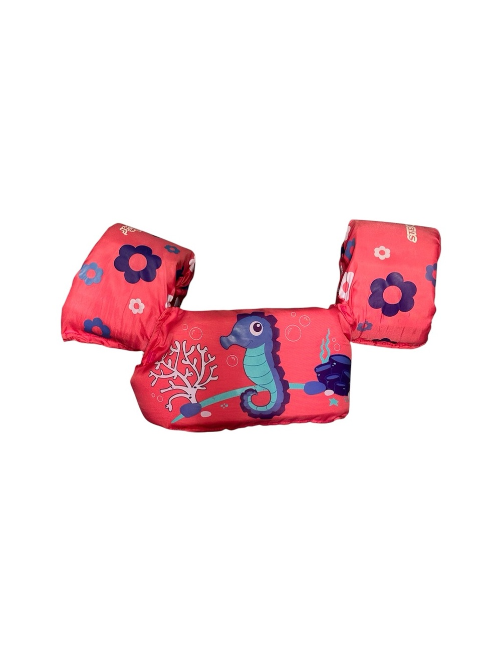 Stearns Kids Swim Life Vest - Pink Seahorse
